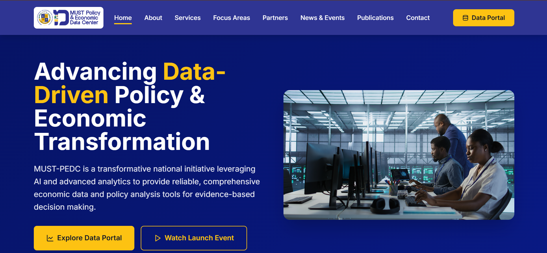 MUST-PEDC Data Portal